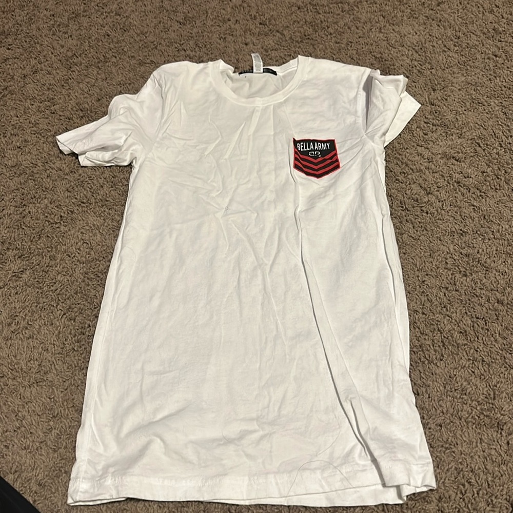 Bella Army size Small short sleeve shirt